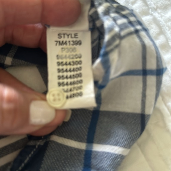 Lucky Brand Mens Western Pearl Snap Plaid Long Sleeve Shirt Size XL - Picture 9 of 9